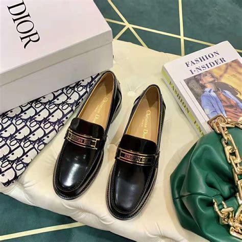 black dior loafers|christian dior loafers women's.